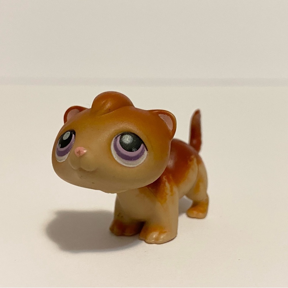 Littlest Pet Shop LPS 289 Ferret Animal Hasbro Figure Purple Eyes 4/$20 🛑